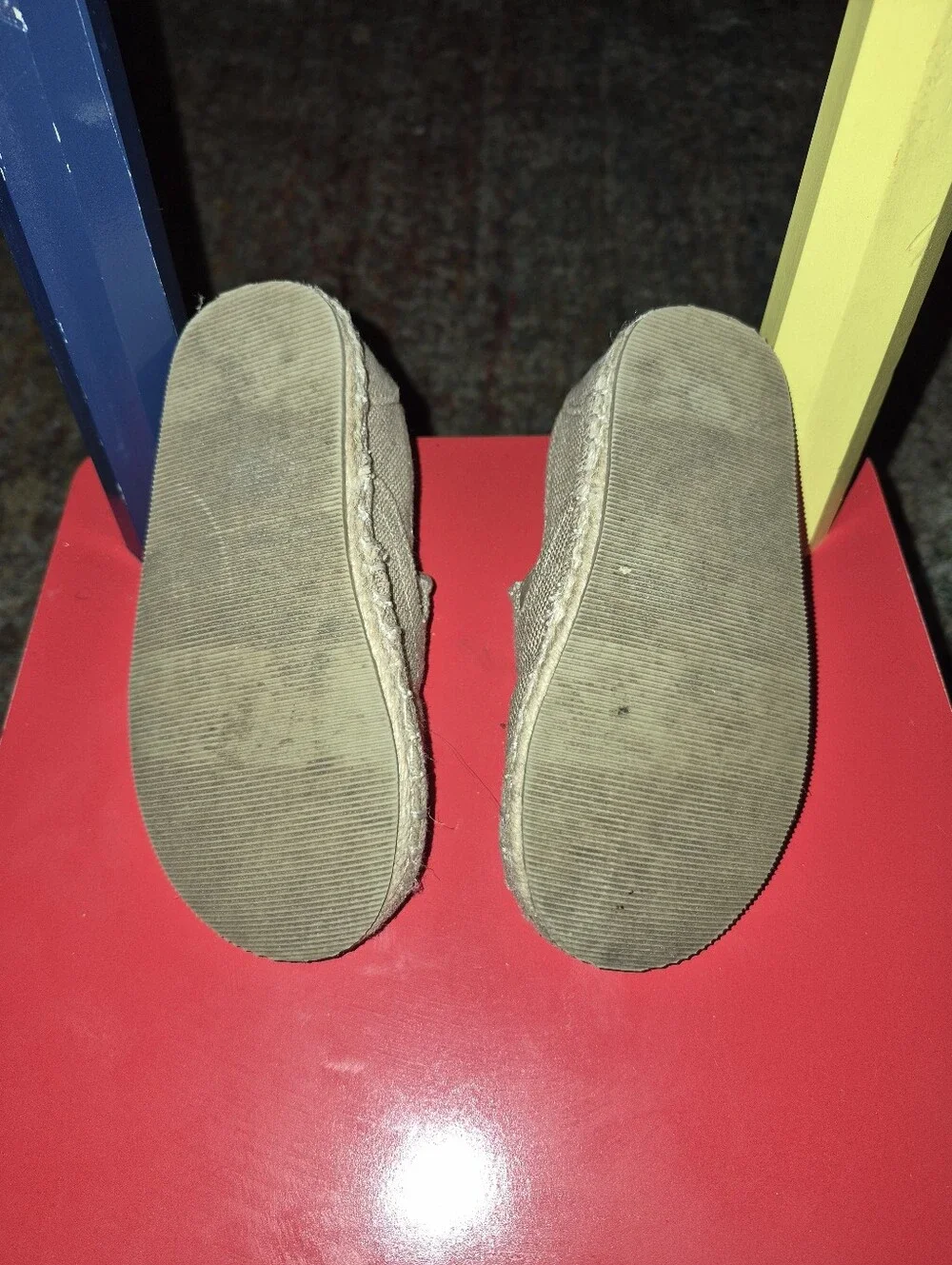 Gymboree Toddler Tan Canvas Slip-On Moccasins